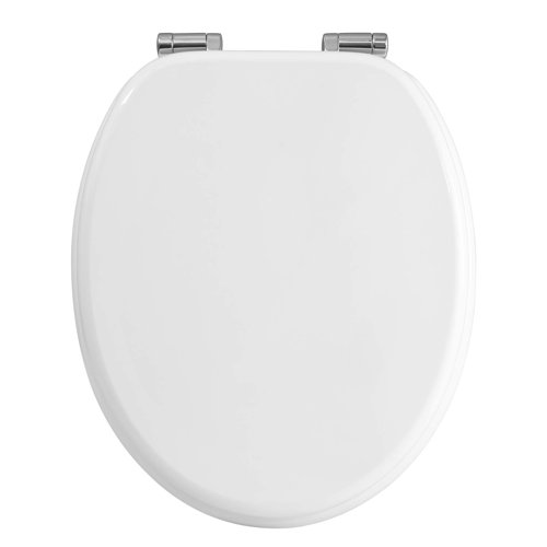 East Urban Home Premium Toilet Seat Toilet Seat With Soft Close, MDF